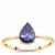 AA Tanzanite Ring in 9K Gold 0.90cts