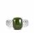 Nephrite Jade Ring in Sterling Silver 4.94cts