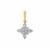Diamonds Pendant in 9K Gold 0.26ct