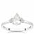 Ratanakiri Zircon & Diamond Sterling Silver Ring