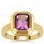 Bahia Amethyst Ring in Gold Plated Sterling Silver 2.35cts