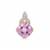 Mawi Kunzite Pendant with Diamonds in 18K Gold 10.11cts