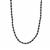 Black Onyx Faceted Bicones 6mm Necklace, 18 Inches 66.50cts