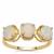Ethiopian Opal Ring in 9K Gold 1.45cts