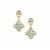 Aquaiba™ Beryl Earrings with Diamonds in 9K Gold 1.80cts