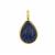 Sar-i-Sang Lapis Lazuli Pendant in Gold Tone Sterling Silver 9cts