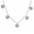 Blue Lace Agate Necklace in Sterling Silver 17.30cts