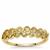 Natural Yellow Diamonds Ring in 9K Gold 0.50ct