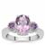 Moroccan Amethyst Ring with African Amethyst in Sterling Silver 2.60cts