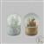 Kimbie Home 10cm Christmas Snow Globe with Clear Quartz Gemstones 70cts