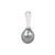 Tahitian Cultured Pearl Pendant in Sterling Silver (7x8mm)