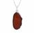 Agate Pendant Necklace in Sterling Silver 25.30cts