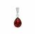 Nampula Garnet Pendant in Sterling Silver 1.20cts