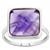 Zambian Amethyst Ring in Sterling Silver 7cts