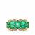 Panjshir Emerald Ring with Diamonds in 18K Gold 2.38cts