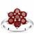 Bemainty Ruby Ring in Sterling Silver 3cts