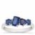 Burmese Blue Sapphire Ring in Sterling Silver 1.65cts