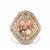Pink Tourmaline Ring with Diamonds in 18K Gold 8.58cts