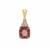 Burmese Spinel Pendant with Diamonds in 18K Gold 3.08cts