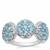 Swiss Blue Topaz Ring in Sterling Silver 1.95cts