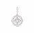 Ice White Topaz Pendant in Sterling Silver 4.30cts