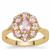 Pink Morganite Ring in 9K Gold 1.95cts
