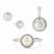 Freshwater Cultured Pearl Earrings, Pendant, Ring in Sterling Silver