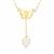 South Sea Cultured Pearl Necklace  in Gold Plated Sterling Silver (8mm)