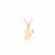 Letter 'F' Pendant in 9K Gold