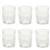 Whiskey Glass Crystal Clear Set of Six
