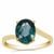 AAA Teal Kyanite Ring in 9K Gold 2.90cts