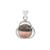 British Barite Pendant in Sterling Silver 13.50cts