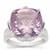 Bahia Amethyst Ring with White Zircon in Sterling Silver 13cts