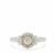 Diamond Ring in Sterling Silver 0.25ct