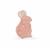 Pink Quartz Rabbit Carving 124.50cts 
