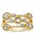 Ceylon White Sapphire Ring in 9K Gold 1.40cts
