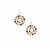 Baltic Cognac, Cherry & Champagne Amber Earrings in Sterling Silver