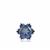 2.80ct Virginia Bluebird Topaz 8mm