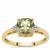 Csarite® Ring with White Zircon in 9K Gold 1.70cts