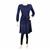 Destello Knotted Dress (Choice of 6 Sizes) (Navy)