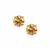 Kaduna Canary Zircon Earrings in 9K Gold 2.92cts
