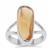 Organic Shape Diamantina Citrine Ring in Sterling Silver 6.70cts