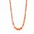 Nanhong Agate Graduated Necklace in Sterling Silver 242cts