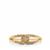 Ombre Champagne Diamonds Ring with White Diamonds in 9K Gold 0.33ct