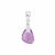 Amethyst Pendant in Sterling Silver 4.65cts