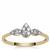 Argyle Diamonds Ring in 9K Gold 0.21ct