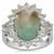 Aquaprase™ Ring with Aquaiba™ Beryl in Sterling Silver 6.50cts