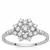 IF Diamonds Ring in 9K White Gold 0.36cts