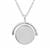 Spinning Pendant Necklace in Sterling Silver 