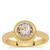 Minas Gerais Kunzite Ring in Gold Plated Sterling Silver 1.35cts